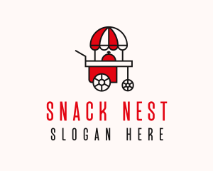 Food Cart Snack logo design