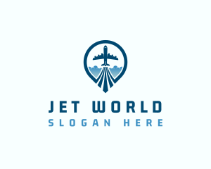 Travel Jet Plane logo