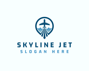 Travel Jet Plane logo