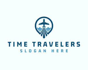 Travel Jet Plane logo design