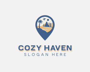 Travel Location Pin Getaway logo