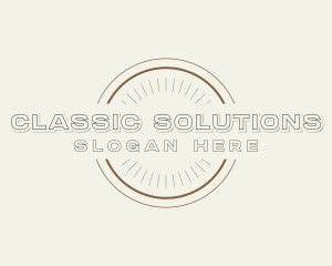 Classic Startup Company logo design