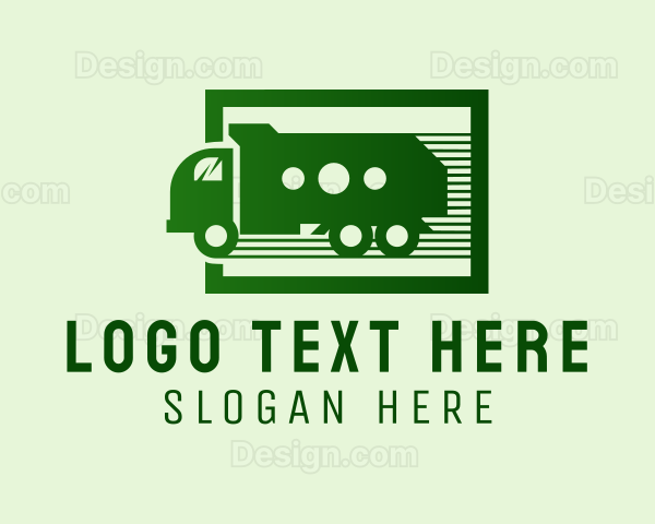 Garbage Rubbish Truck Collector Logo