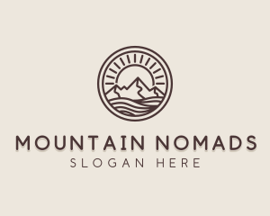 Alpine Mountain Valley logo design