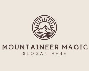 Alpine Mountain Valley logo design