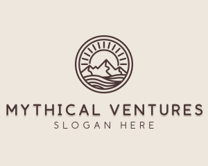 Alpine Mountain Valley logo design