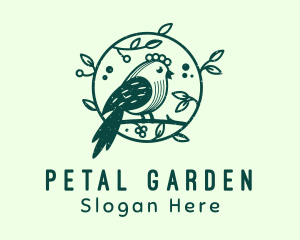 Perched Bird Garden logo design