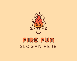 Wood Camp Fire logo