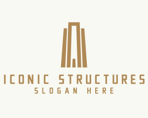 Building Property Structure logo design