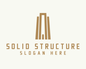 Building Property Structure logo design