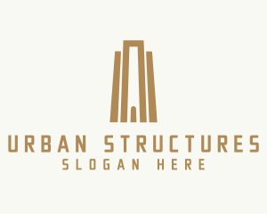 Building Property Structure logo design