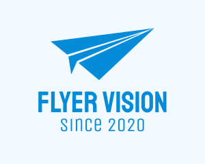 Blue Paper Plane logo