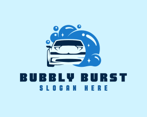 Bubbles Car Wash logo design