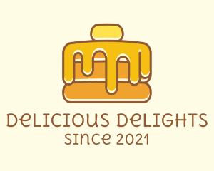 Delicious Breakfast Pancake  logo design