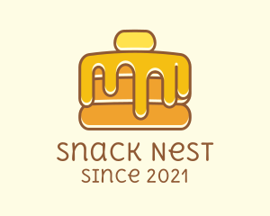 Sweet Syrup Pancake  logo design