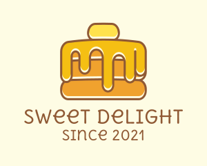 Sweet Syrup Pancake  logo design