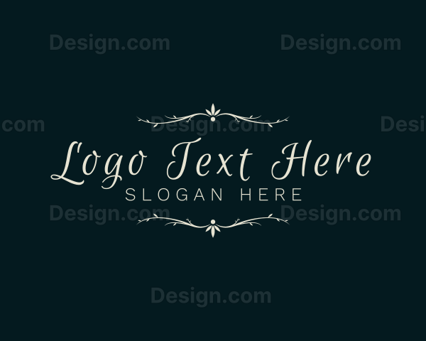 Elegant Decorative Calligraphy Logo