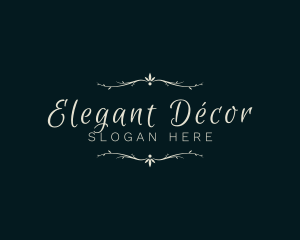 Elegant Decorative Calligraphy logo design