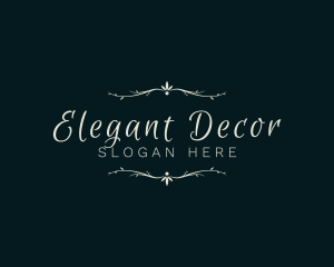 Elegant Decorative Calligraphy logo design