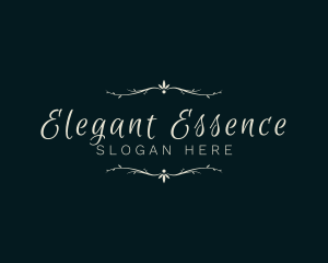 Elegant Decorative Calligraphy logo design