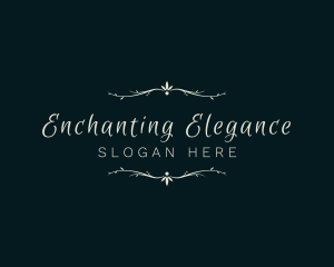 Elegant Decorative Calligraphy logo design