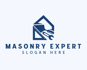 Carpentry Construction Tools logo design