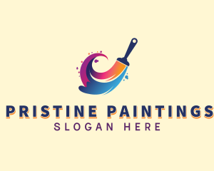 Painting Home Improvement  logo design