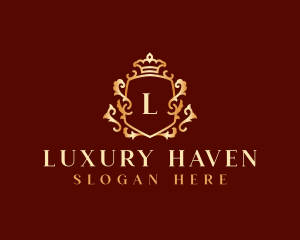 Luxury Decorative Crown logo design