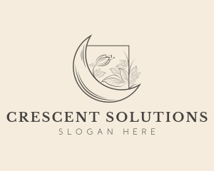 Crescent Plant Accessories logo design