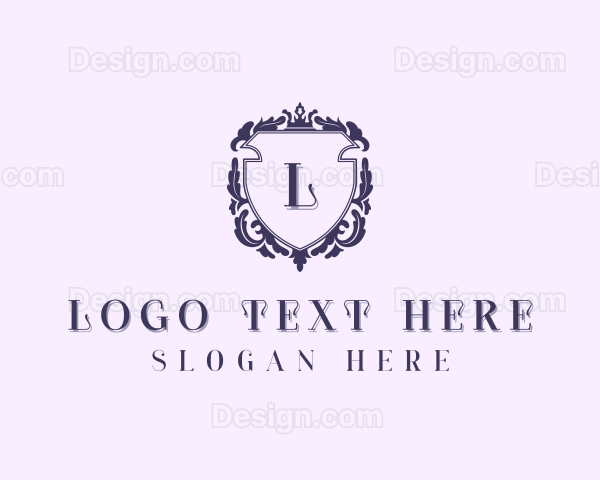 Elegant Regal Shield Logo