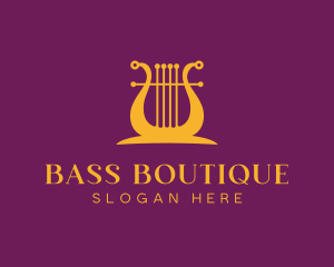 Harp Musical Instrument logo