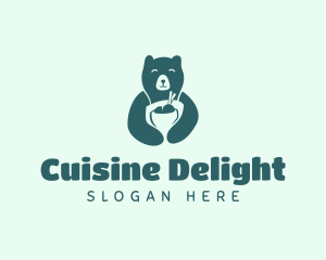 Bear Apron Restaurant logo design