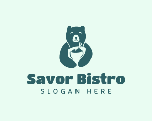 Bear Apron Restaurant logo design