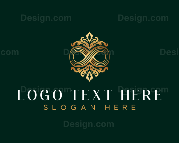 Elegant Infinity Decoration Logo