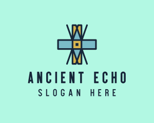 Ancient Medicine Cross logo design