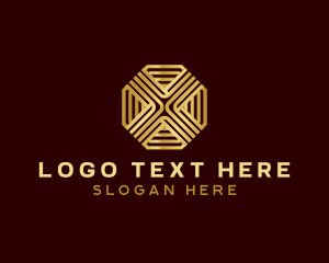 Premium Casino Octagon Letter X logo