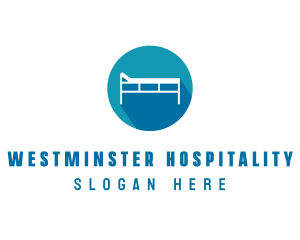 Medical Hospital Bed logo design