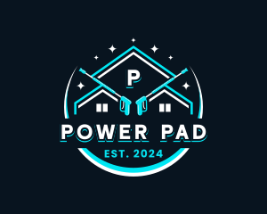 Power Wash Roof Cleaning logo design