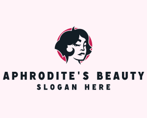 Beauty Babe Woman Haircut logo design