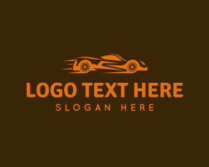 Orange Racing Car logo