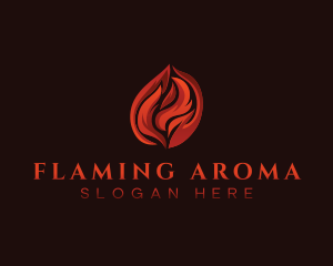 Fire Flame Blaze logo