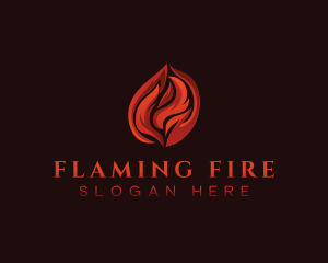 Fire Flame Blaze logo