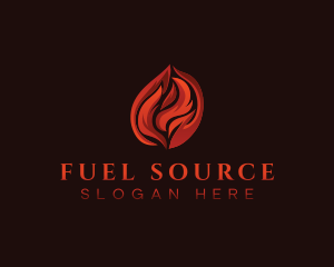 Fire Flame Blaze logo design