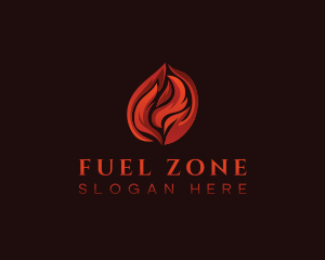 Fire Flame Blaze logo