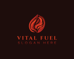 Fire Flame Blaze logo design