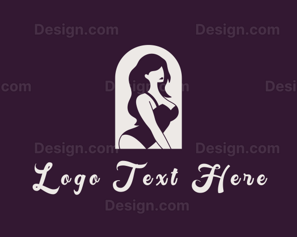 Sexy Female Lingerie Logo