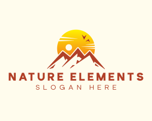 Peak Mountain Nature logo design