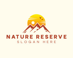 Peak Mountain Nature logo design