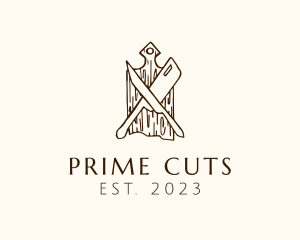 Cutting Board Knife  logo design