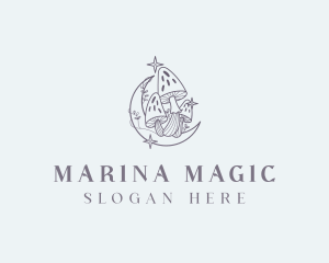 Wild Magical Mushroom logo design